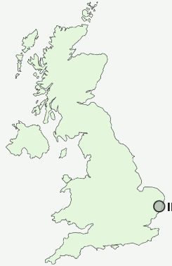 IP17 Postcode map