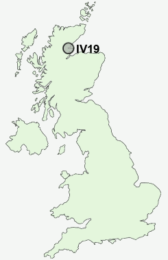 IV19 Postcode map