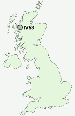 IV53 Postcode map