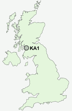 KA1 Postcode map