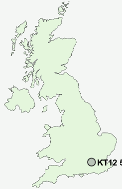 UK Postcode map