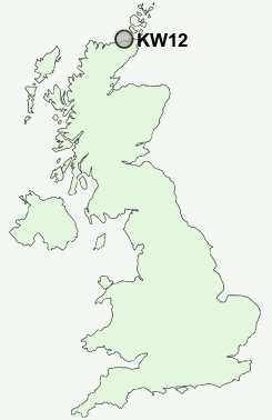 KW12 Postcode map