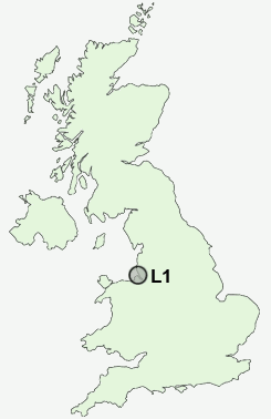 UK Postcode map