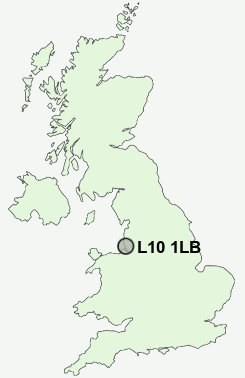 UK Postcode map