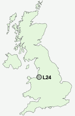 L24 Postcode map