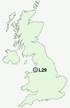 UK Postcode map