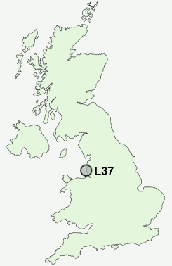 UK Postcode map