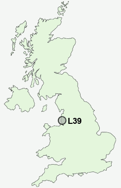 L39 Postcode map