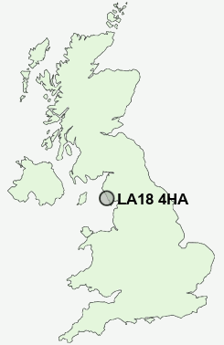 UK Postcode map