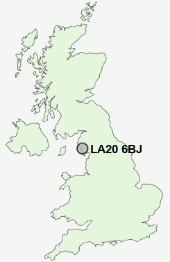 UK Postcode map