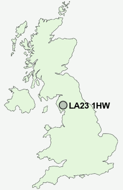 UK Postcode map