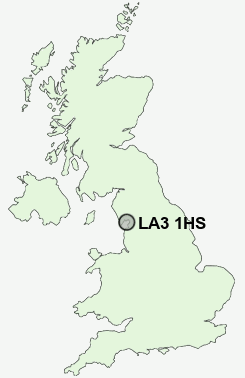 UK Postcode map