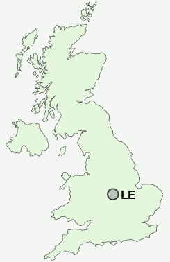 UK Postcode map