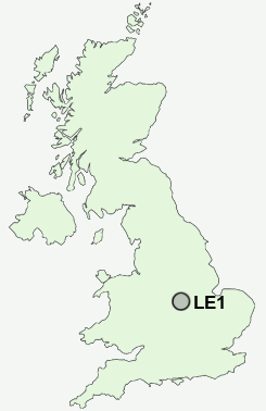 UK Postcode map