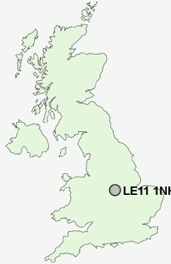 UK Postcode map