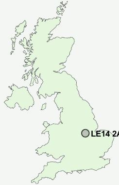 UK Postcode map