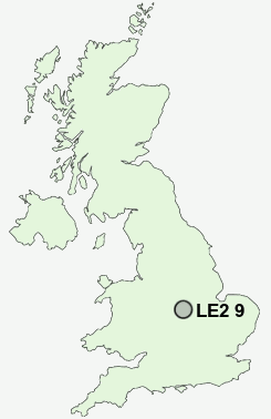 UK Postcode map