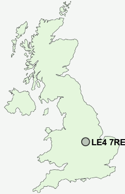 UK Postcode map