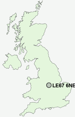 UK Postcode map