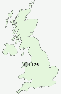 UK Postcode map