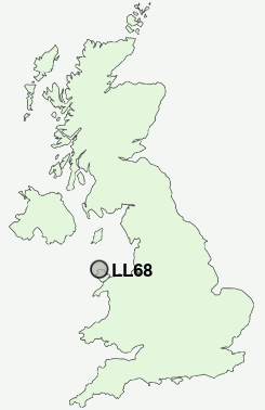 UK Postcode map