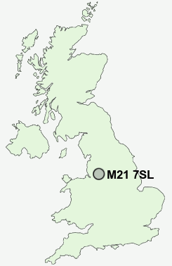 UK Postcode map