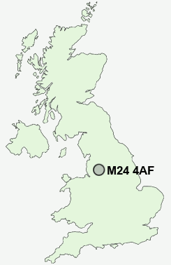 UK Postcode map