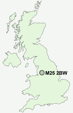 UK Postcode map