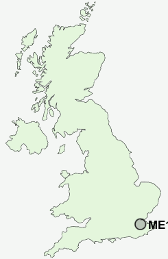 ME14 Postcode map