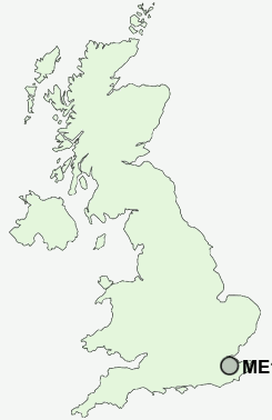 ME17 Postcode map