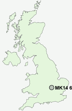 UK Postcode map