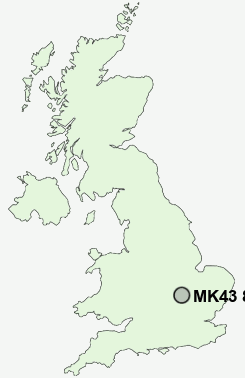 UK Postcode map