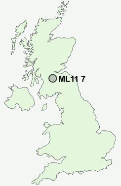 UK Postcode map