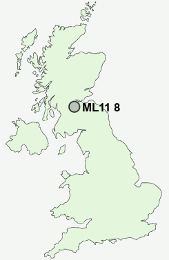 UK Postcode map