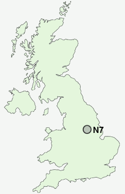 UK Postcode map