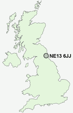 UK Postcode map