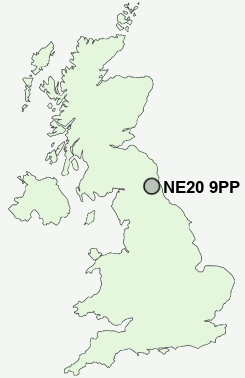 UK Postcode map