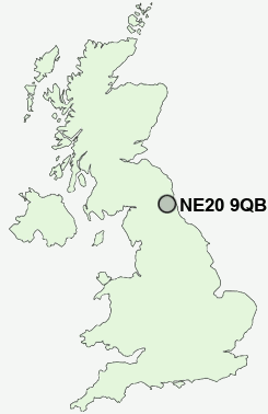 UK Postcode map