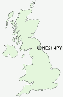 UK Postcode map