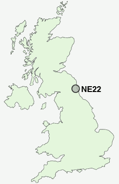 UK Postcode map