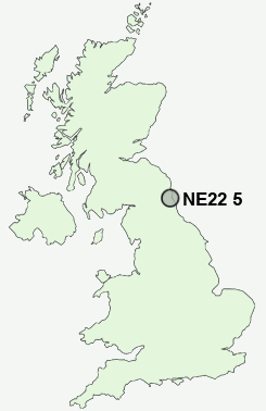 UK Postcode map