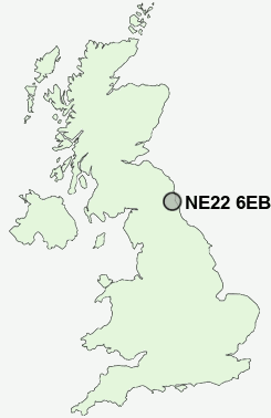 UK Postcode map