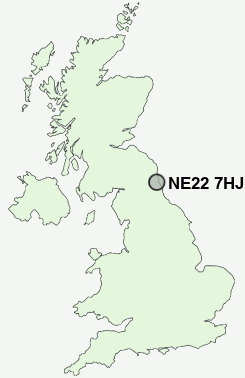 UK Postcode map