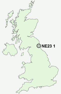 UK Postcode map