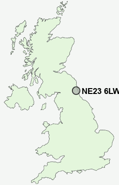 UK Postcode map