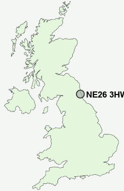 UK Postcode map