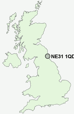 UK Postcode map