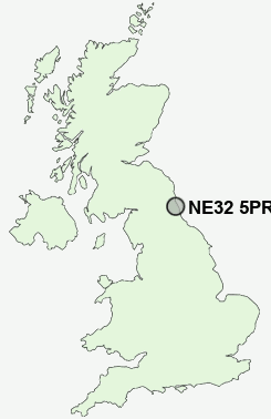 UK Postcode map