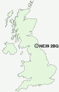 UK Postcode map