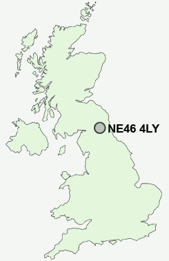 UK Postcode map